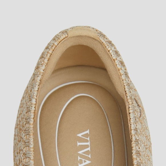 VIVAIA Pointed-Toe Flats Knit Comfortable Everyday Shoes Beige EU/38.5 US/7.5‎ - Picture 5 of 11